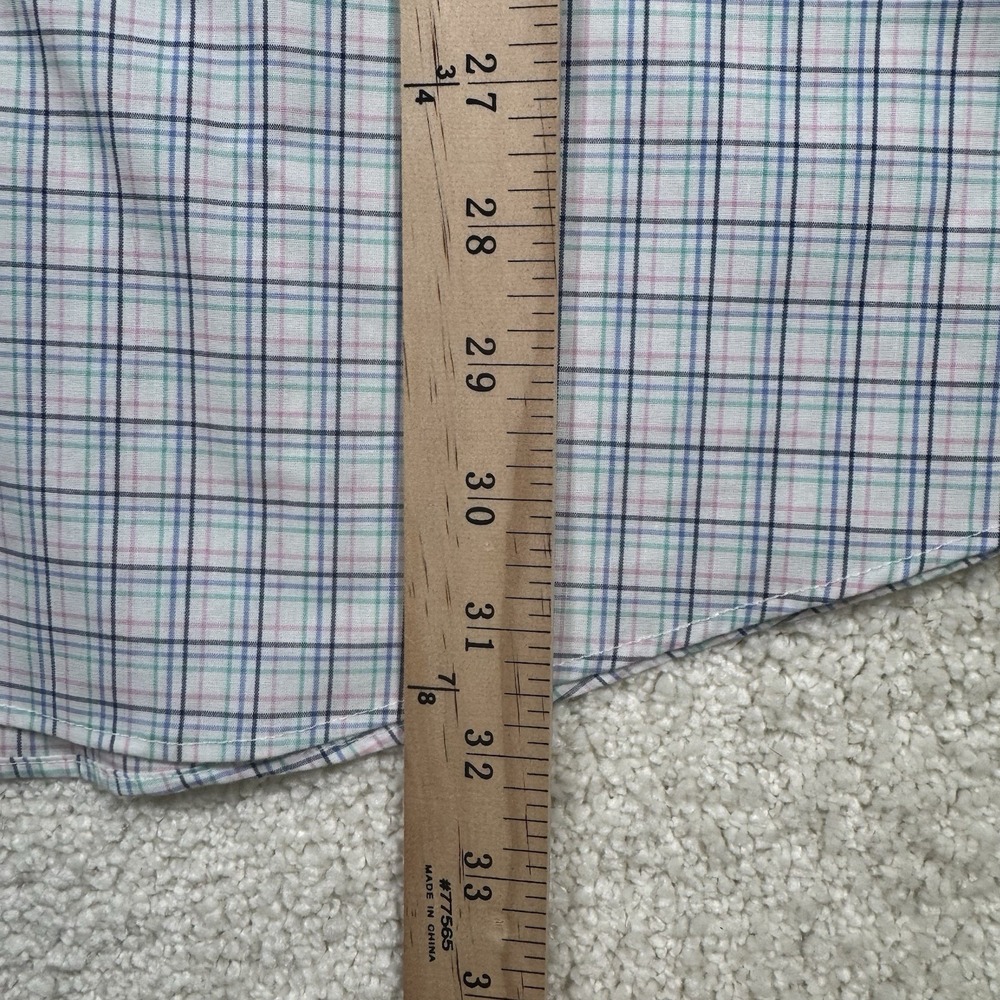 Lauren Ralph Lauren Shirt Men's 17.5 36/37 Slim Fit Stretch Non Iron Long Sleeve - Picture 6 of 7